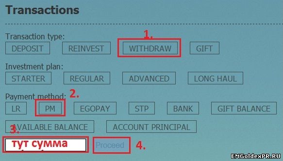 profitablesunrise вывод средств